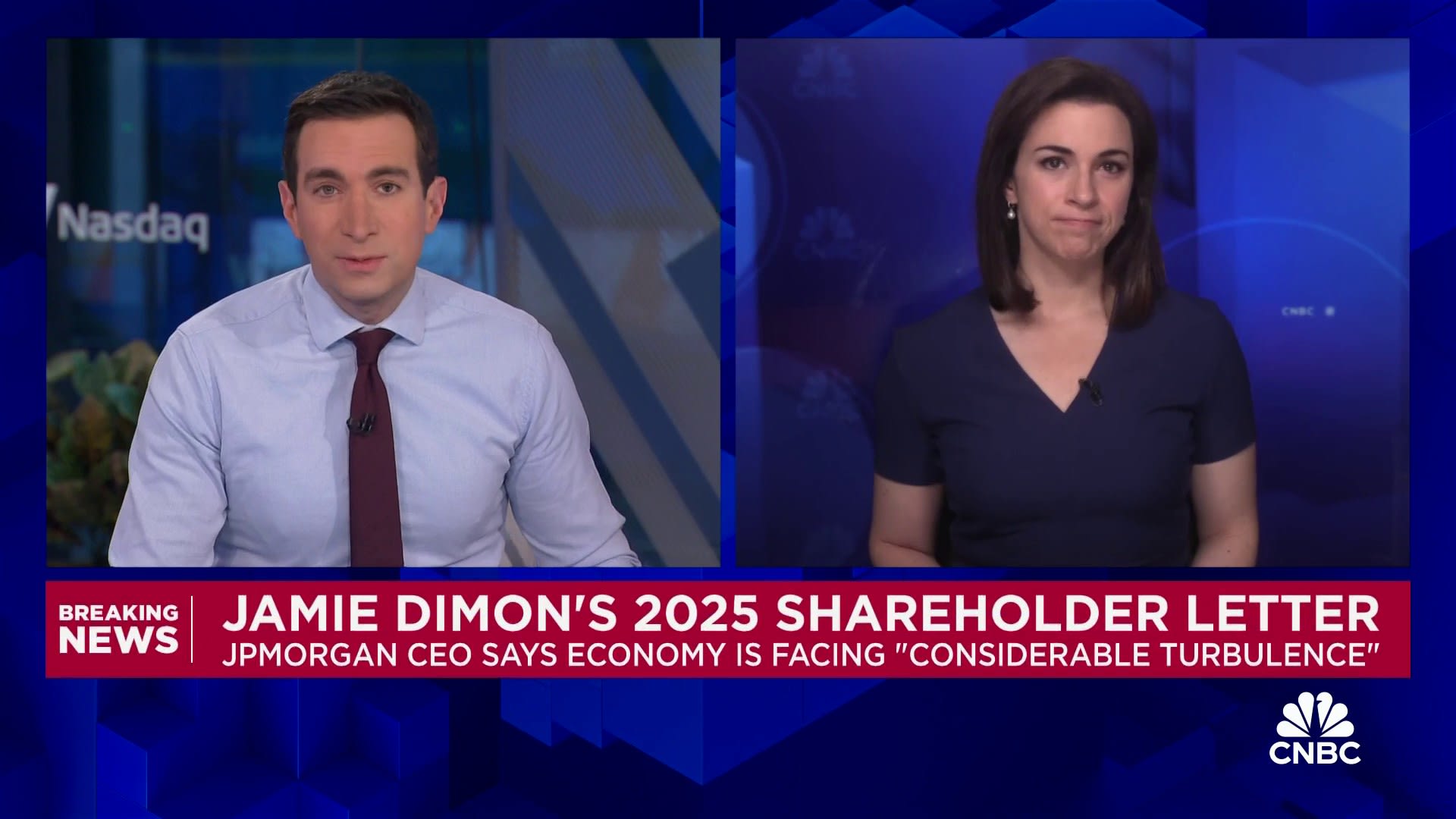 JPMorgan CEO Jamie Dimon: Trump tariffs will boost inflation, slow an already weakening U.S. economy
