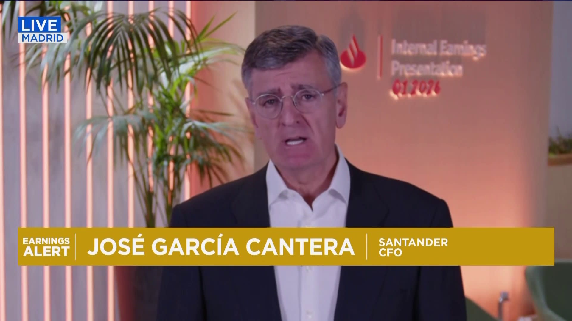 Santander CFO: Outlook remains unchanged despite macro uncertainty