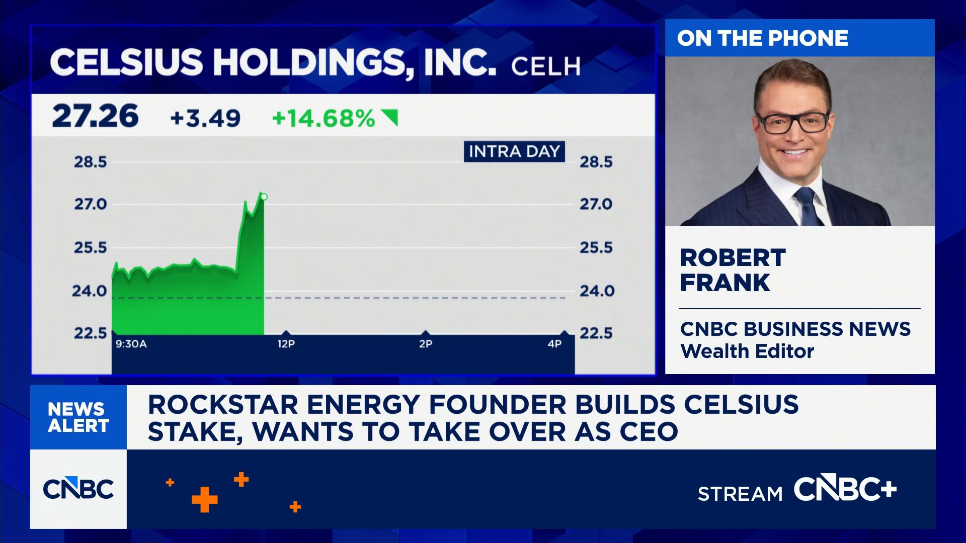 Rockstar Energy founder builds Celsius stake, wants to take over as CEO